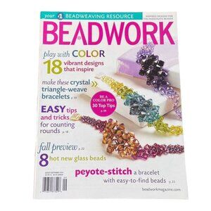Beadwork Magazine Jewelry Crafting Book u  Aug Sep 2010  Vol 13  No 5
